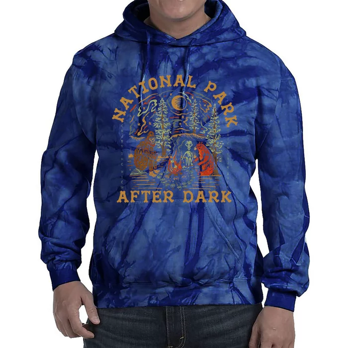 Funny National Park After Dark Tie Dye Hoodie