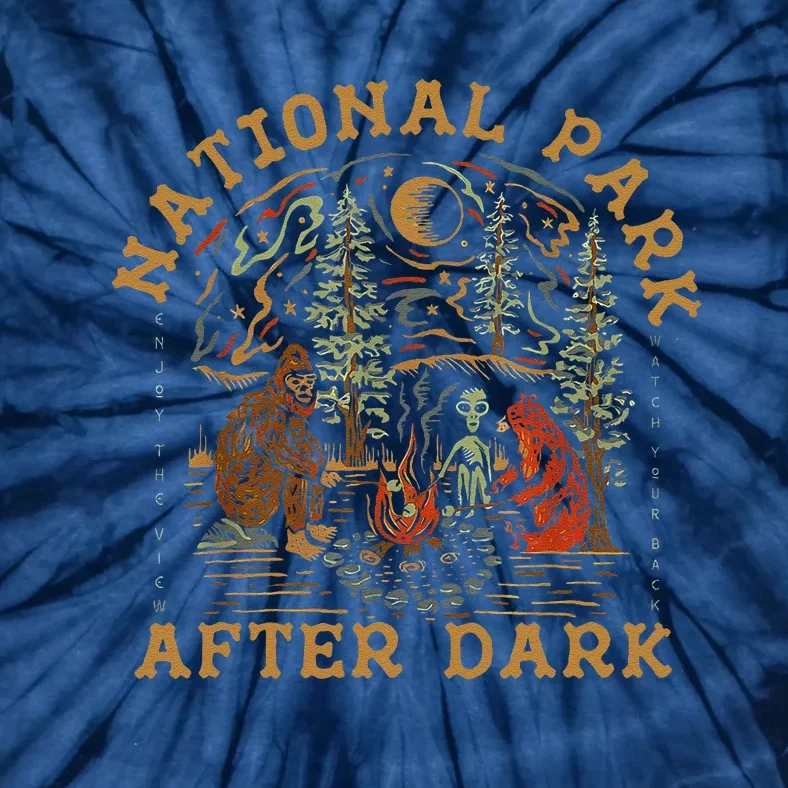 Funny National Park After Dark Tie-Dye T-Shirt