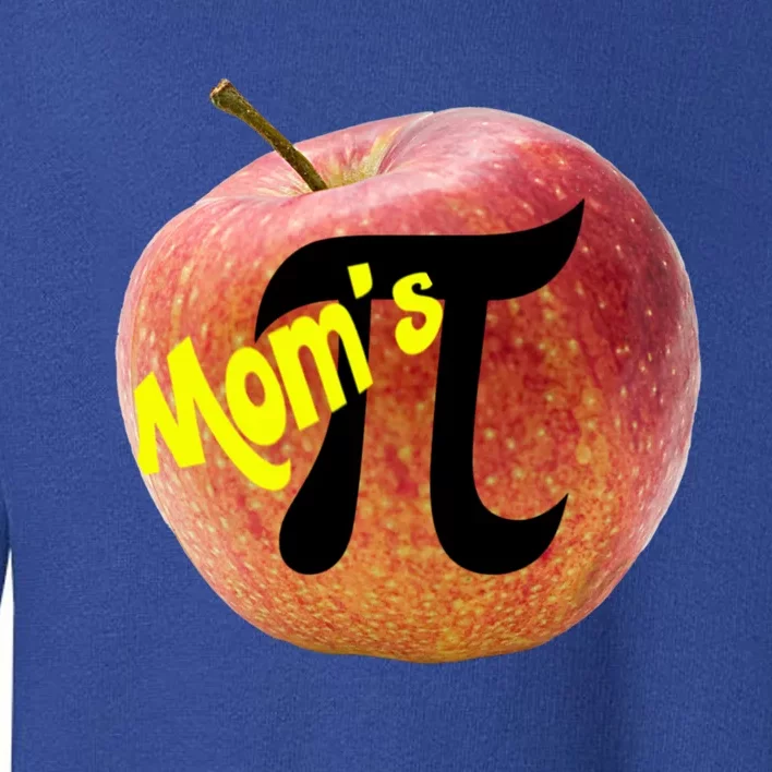 Funny Nerdy Pi Day Or Pie Day It's Mom's Apple Pie Day Gift Toddler Sweatshirt