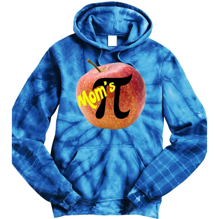 Funny Nerdy Pi Day Or Pie Day It's Mom's Apple Pie Day Gift Tie Dye Hoodie