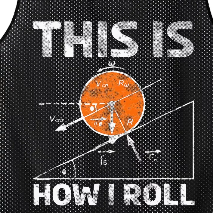 Funny Nerdy Physics Teachers Mesh Reversible Basketball Jersey Tank