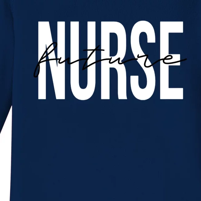 Future Nurse Registered Nurse Rn Gift Baby Long Sleeve Bodysuit