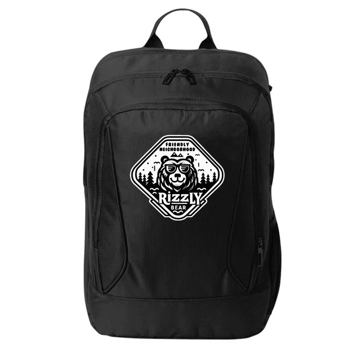 Funny Neighborhood Rizzly Bear City Backpack