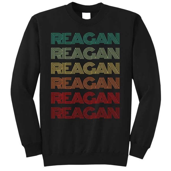 First Name Reagan Girl Retro Personalized Groovy 60s Sweatshirt