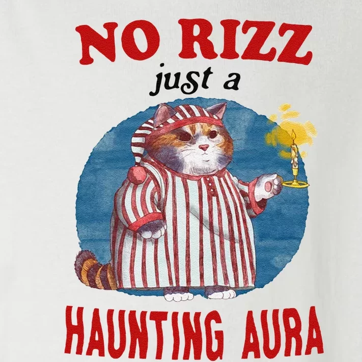 Funny No Rizz Just Haunting Aura Gift Toddler Long Sleeve Shirt