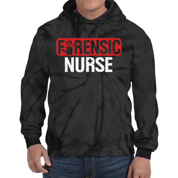 Forensic Nurse RN Science Correctional Nursing Tie Dye Hoodie