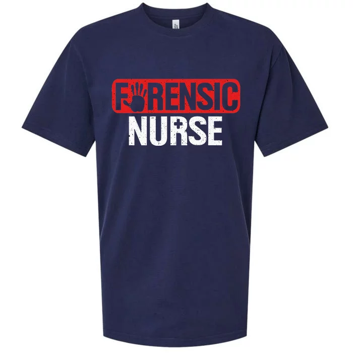 Forensic Nurse RN Science Correctional Nursing Sueded Cloud Jersey T-Shirt