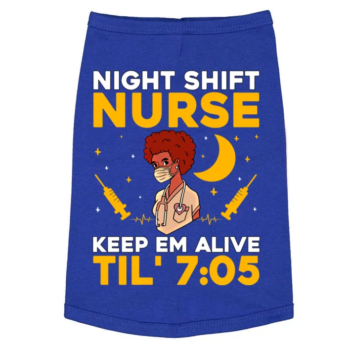 Funny Nurser Registed Nurse Job Profession Medical Worker Gift Doggie Tank