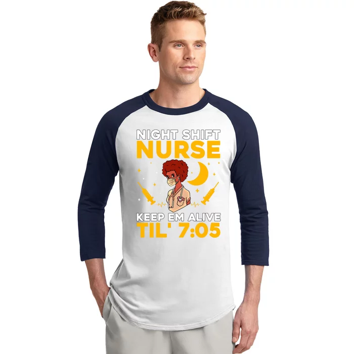 Funny Nurser Registed Nurse Job Profession Medical Worker Gift Baseball Sleeve Shirt