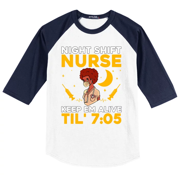 Funny Nurser Registed Nurse Job Profession Medical Worker Gift Baseball Sleeve Shirt