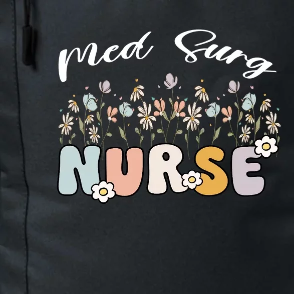 Funny Nurse Retro Groovy Med Surg Gift Daily Commute Backpack