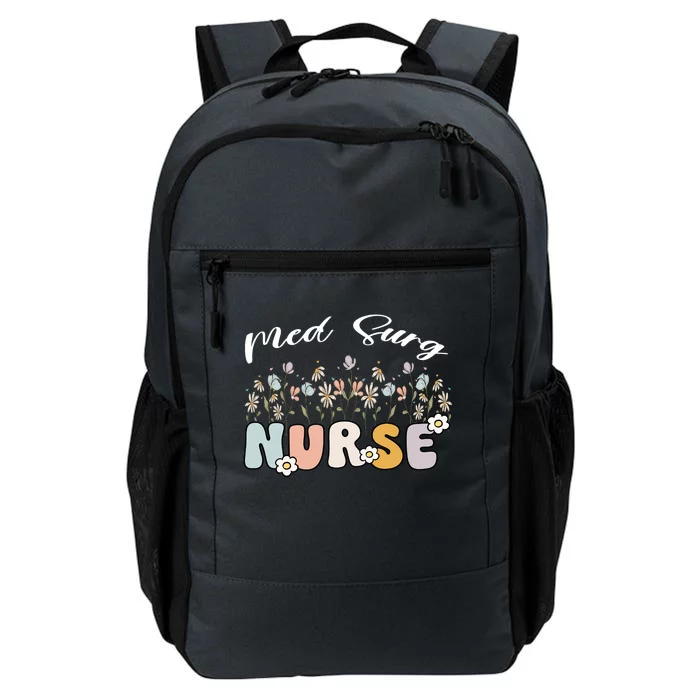 Funny Nurse Retro Groovy Med Surg Gift Daily Commute Backpack