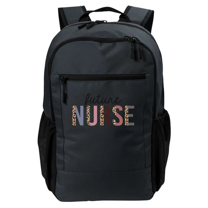 Future Nurse Student Leopard Print Nursing School Great Gift Daily Commute Backpack