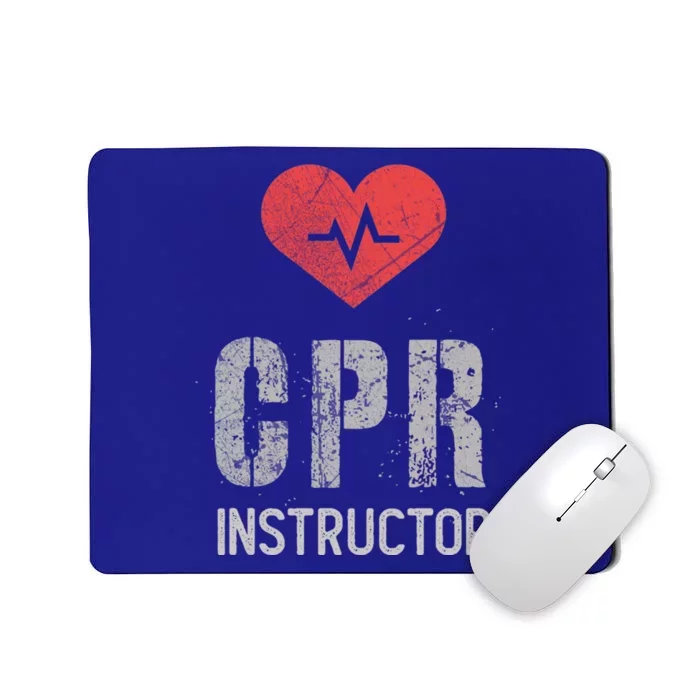 Funny Nursing School Student Studying Nurse Cpr Instructor Gift Mousepad