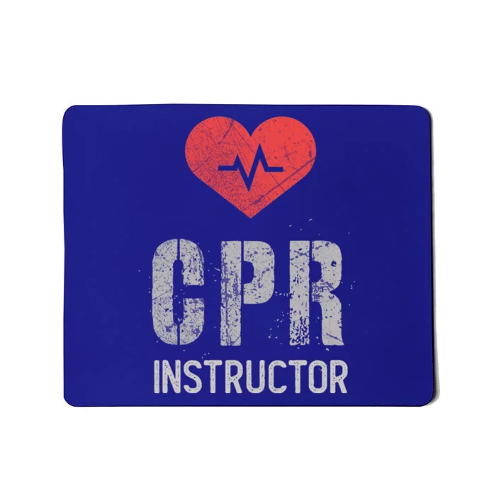 Funny Nursing School Student Studying Nurse Cpr Instructor Gift Mousepad