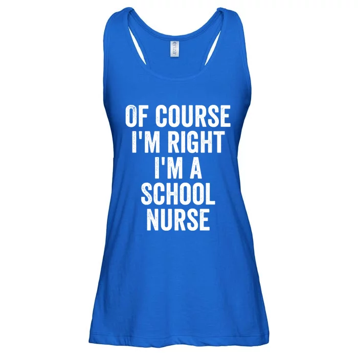 Funny National School Nurse Day Funny Gift Ladies Essential Flowy Tank