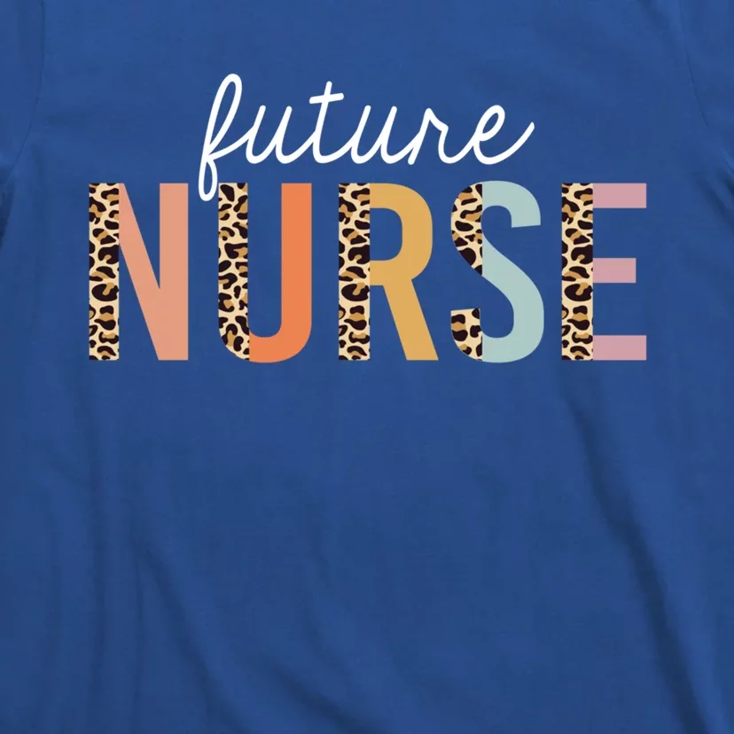 Future Nurse Student Leopard Print Nursing School Cute Gift T-Shirt