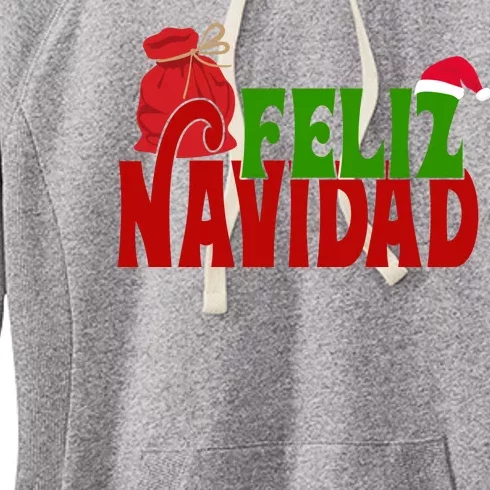 Feliz Navidad Spanish Christmas Women's Fleece Hoodie