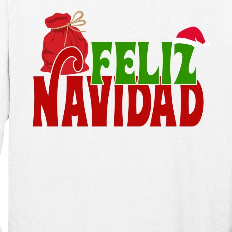 Feliz Navidad Spanish Christmas Long Sleeve Shirt