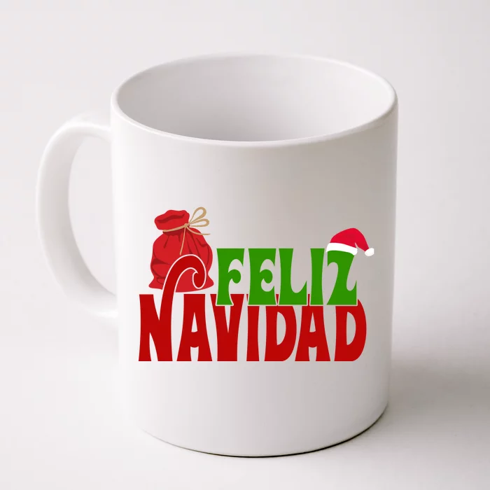 Feliz Navidad Spanish Christmas Front & Back Coffee Mug