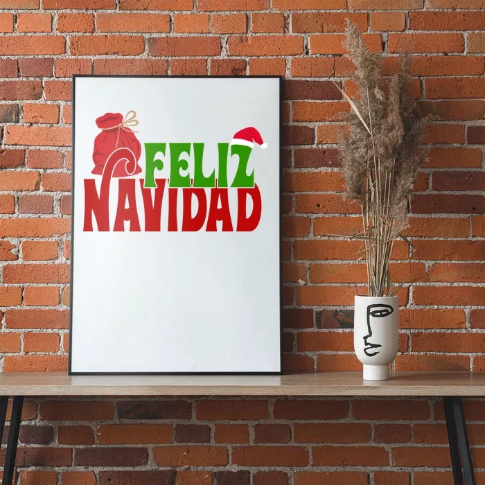 Feliz Navidad Spanish Christmas Poster