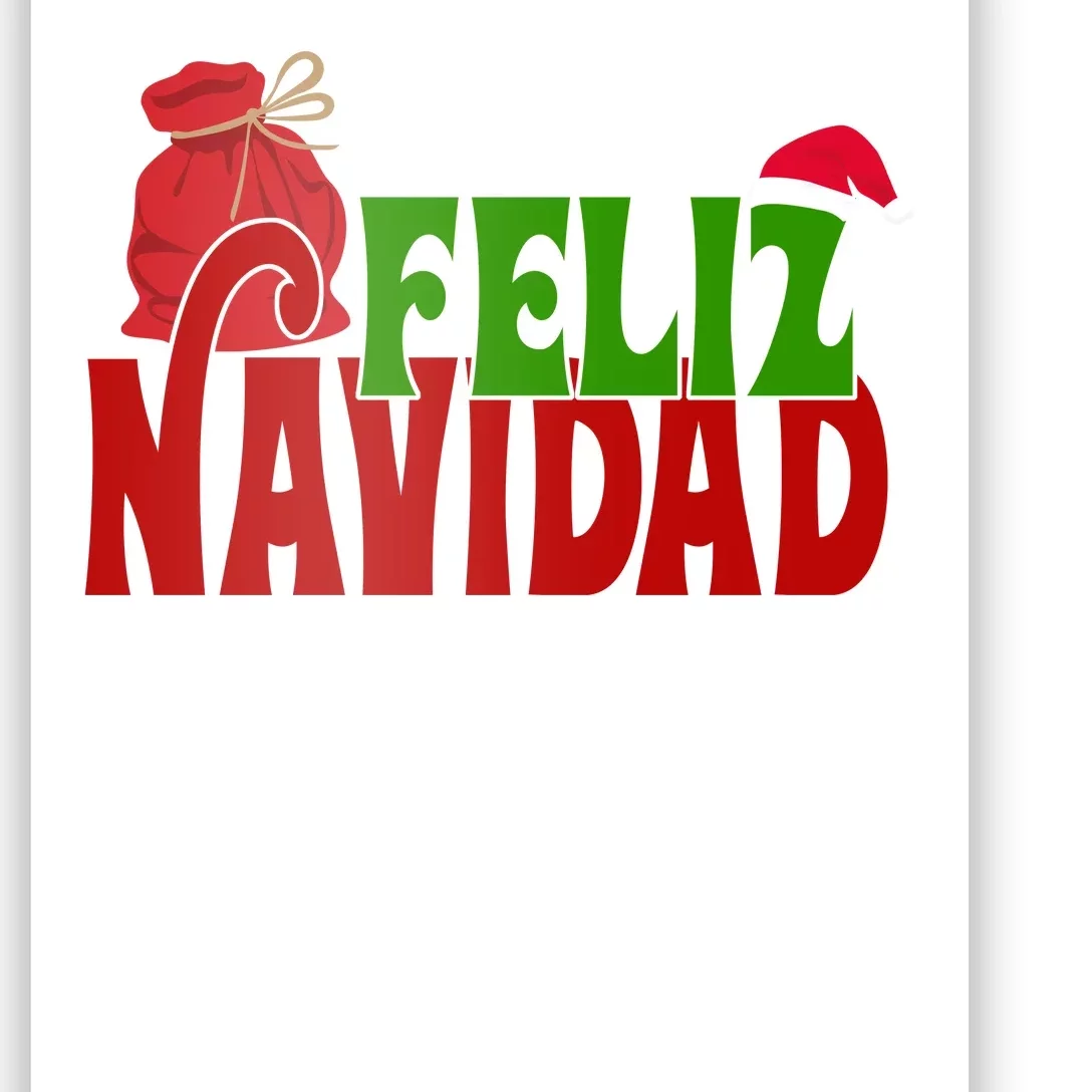 Feliz Navidad Spanish Christmas Poster