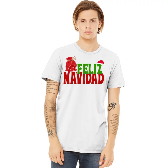 Feliz Navidad Spanish Christmas Premium T-Shirt