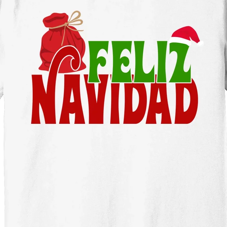 Feliz Navidad Spanish Christmas Premium T-Shirt