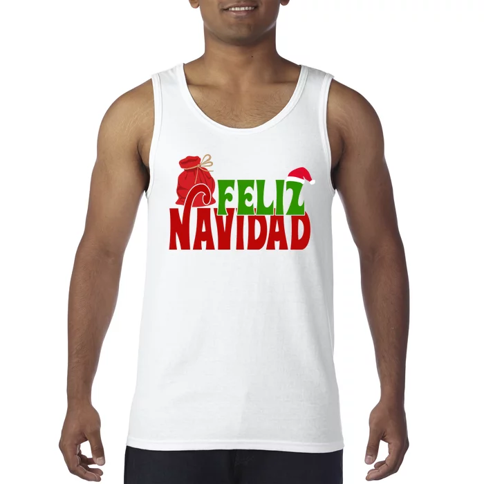 Feliz Navidad Spanish Christmas Tank Top