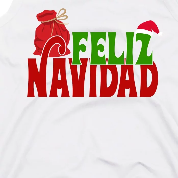 Feliz Navidad Spanish Christmas Tank Top