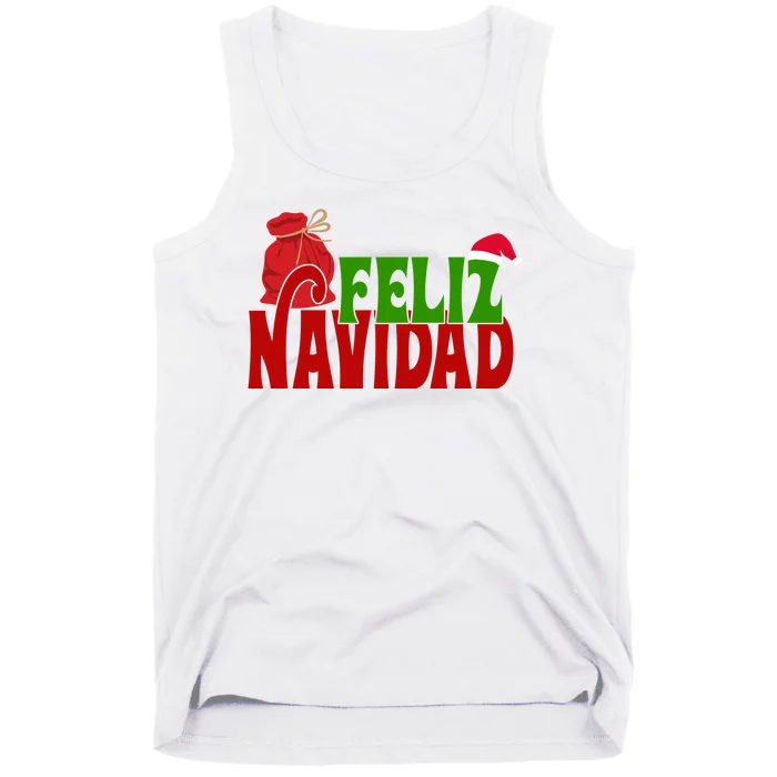 Feliz Navidad Spanish Christmas Tank Top