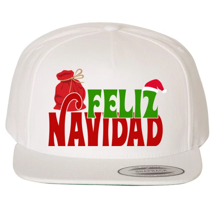 Feliz Navidad Spanish Christmas Wool Snapback Cap