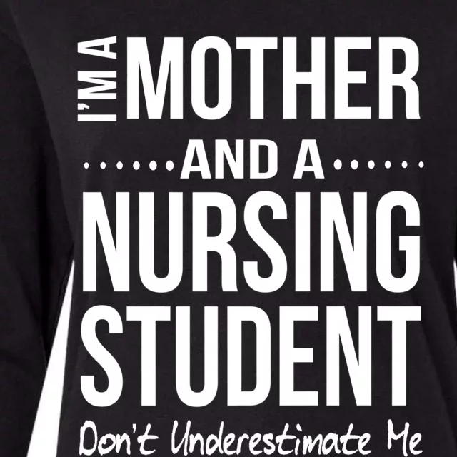 Funny Nursing Student Mom Nursing School Future Nurse Gift Womens Cotton Relaxed Long Sleeve T-Shirt