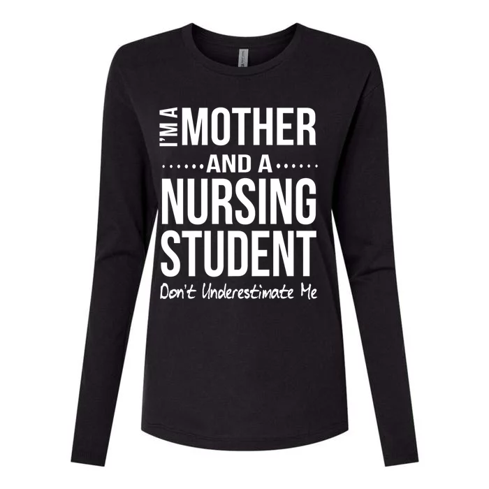 Funny Nursing Student Mom Nursing School Future Nurse Gift Womens Cotton Relaxed Long Sleeve T-Shirt