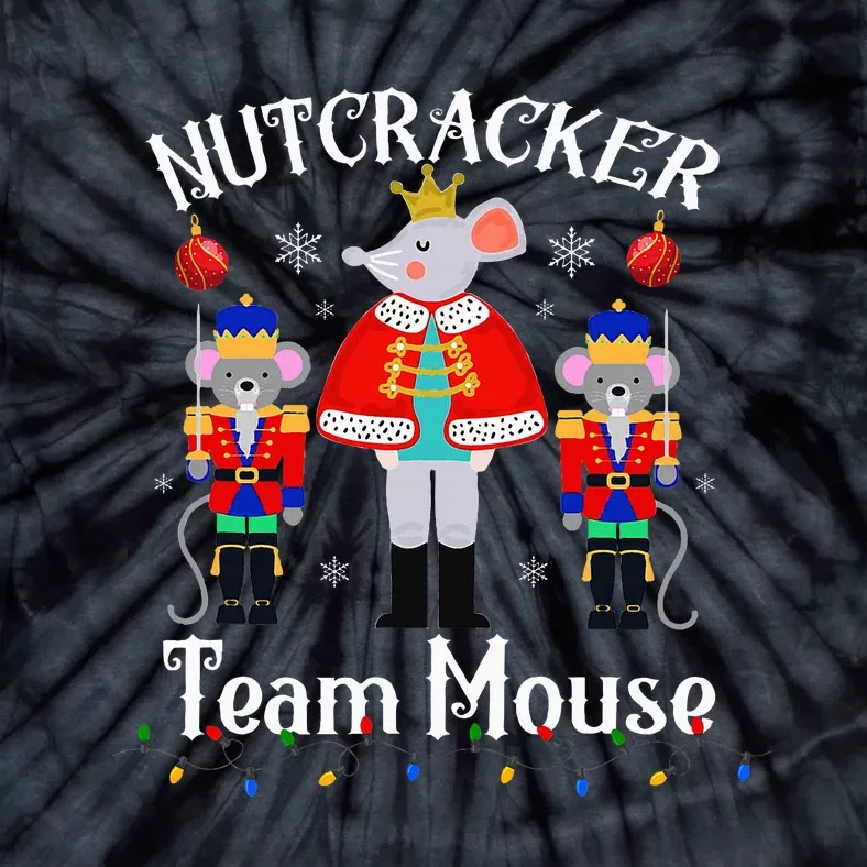 Funny Nutcracker Soldier Toy Christmas Dance Team Mouse Tie-Dye T-Shirt