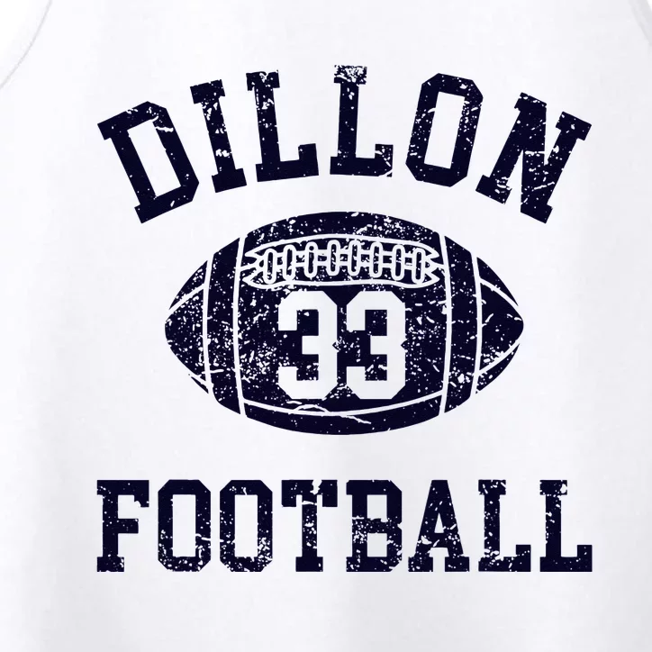 Friday Night Sport Fan Riggins Rigs Dillon 33 Football Performance Tank