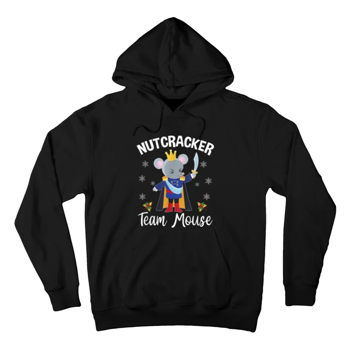 Funny Nutcracker Soldier Toy Christmas Dance Team Mouse Hoodie