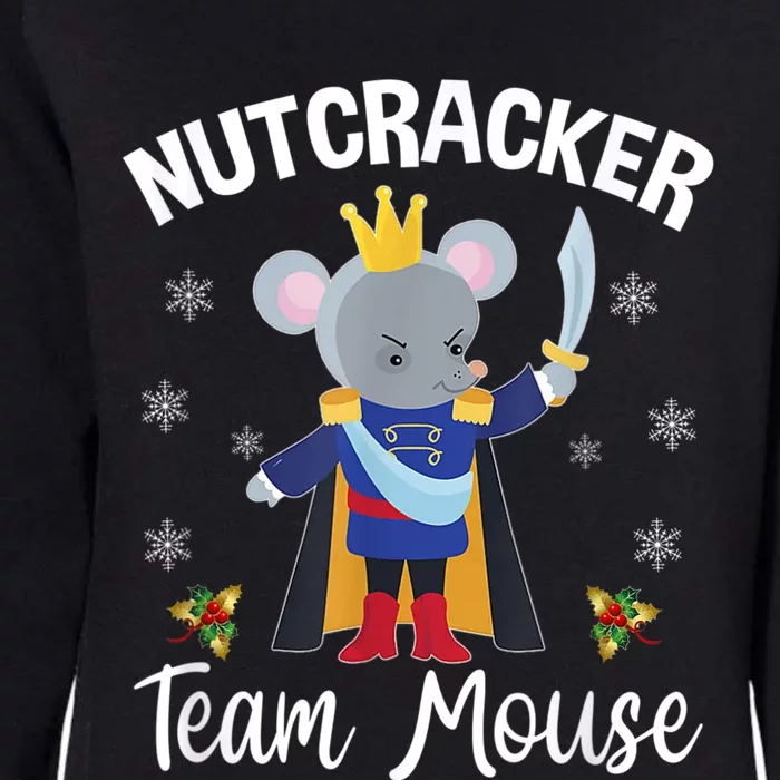 Funny Nutcracker Soldier Toy Christmas Dance Team Mouse Womens California Wash Sweatshirt