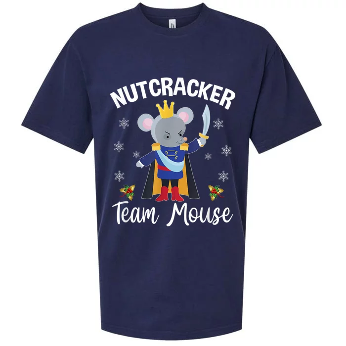 Funny Nutcracker Soldier Toy Christmas Dance Team Mouse Sueded Cloud Jersey T-Shirt