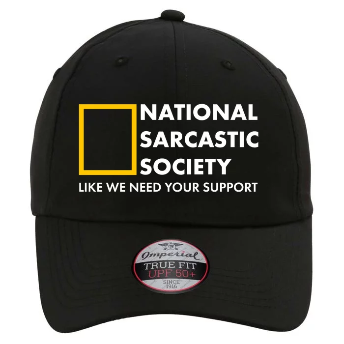 Funny National Sarcastic Society The Original Performance Cap