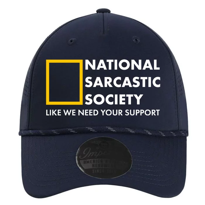 Funny National Sarcastic Society Performance The Dyno Cap