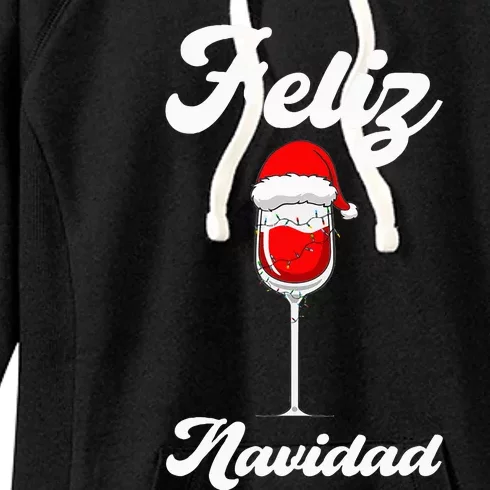 Feliz Navidad Spanish Christmas Women's Fleece Hoodie