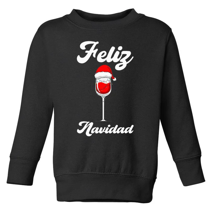 Feliz Navidad Spanish Christmas Toddler Sweatshirt