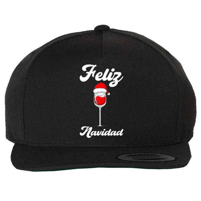 Feliz Navidad Spanish Christmas Wool Snapback Cap