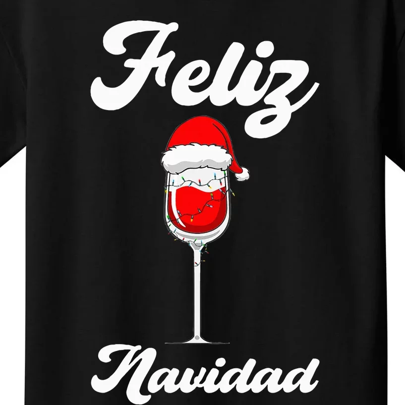 Feliz Navidad Spanish Christmas Kids T-Shirt