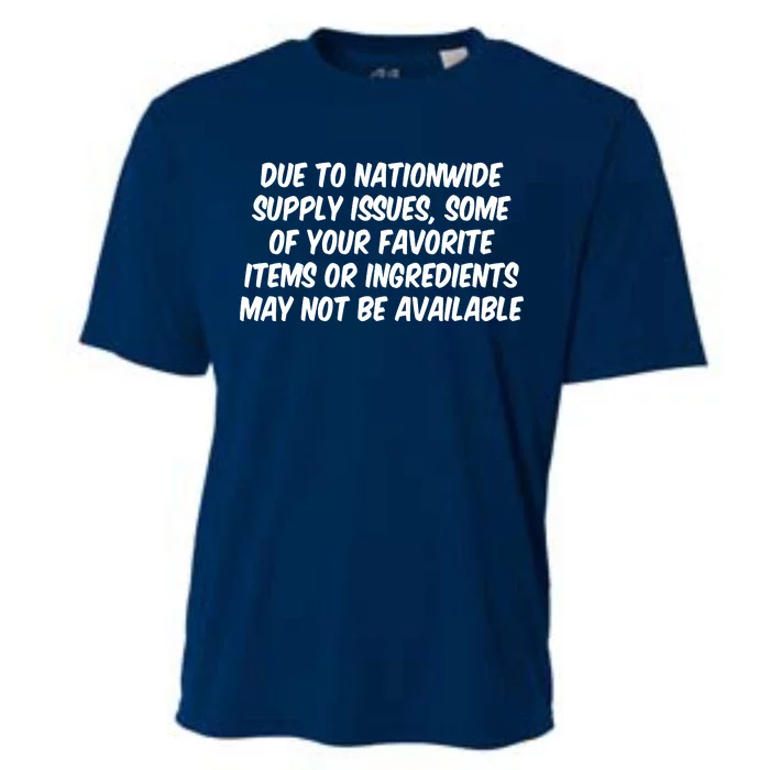 Funny Nationwide Supplies Issues Cooling Performance Crew T-Shirt