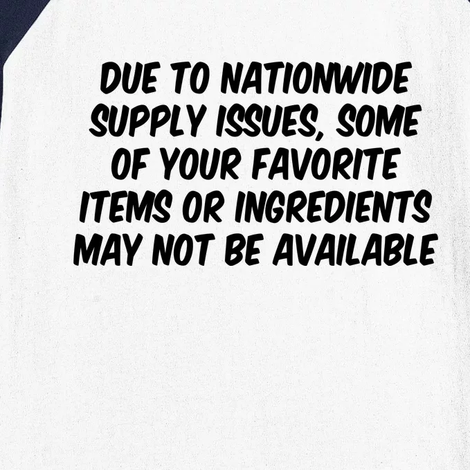 Funny Nationwide Supplies Issues Baseball Sleeve Shirt