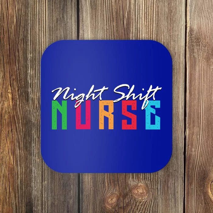 Funny Night Shifters Nurse Team 3rd Shift Work Midnight Crew Funny Gift $31 99 Coaster