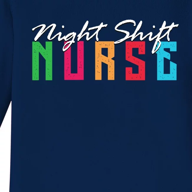 Funny Night Shifters Nurse Team 3rd Shift Work Midnight Crew Funny Gift $31 99 Baby Long Sleeve Bodysuit