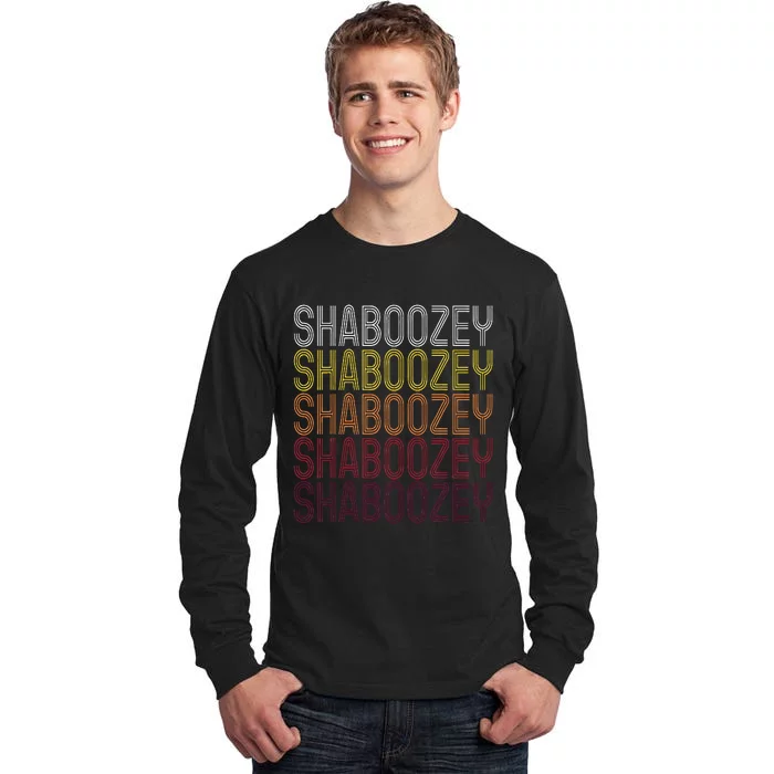 First Name Shaboozey I Love Shaboozey Retro Tall Long Sleeve T-Shirt